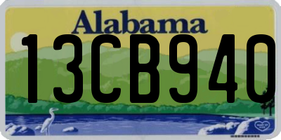 AL license plate 13CB940