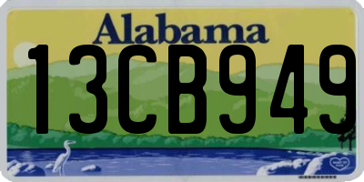 AL license plate 13CB949