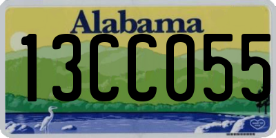 AL license plate 13CC055