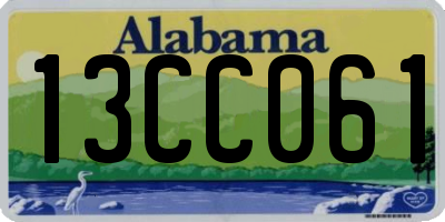 AL license plate 13CC061