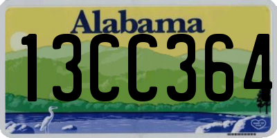 AL license plate 13CC364