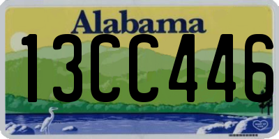 AL license plate 13CC446