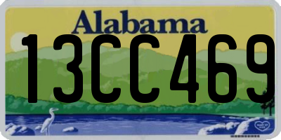AL license plate 13CC469