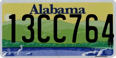AL license plate 13CC764