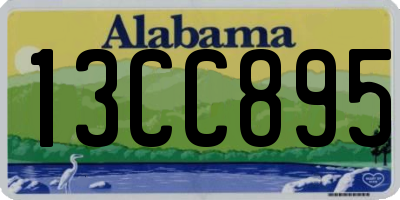 AL license plate 13CC895
