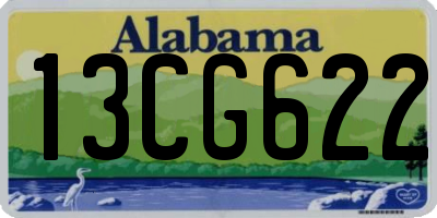 AL license plate 13CG622