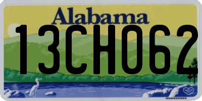 AL license plate 13CH062
