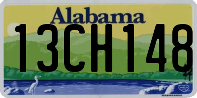 AL license plate 13CH148