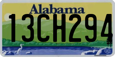 AL license plate 13CH294