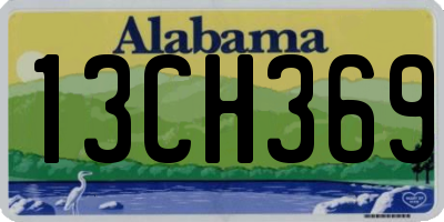 AL license plate 13CH369