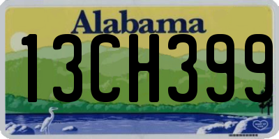 AL license plate 13CH399