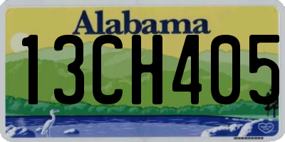 AL license plate 13CH405