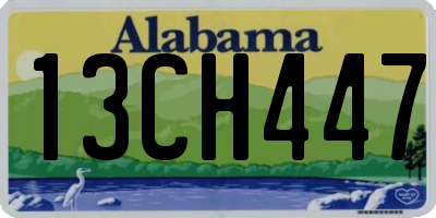AL license plate 13CH447
