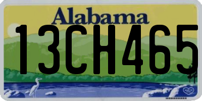 AL license plate 13CH465