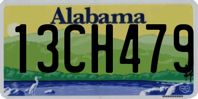 AL license plate 13CH479