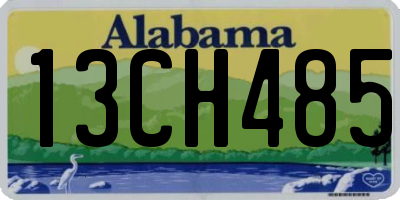AL license plate 13CH485