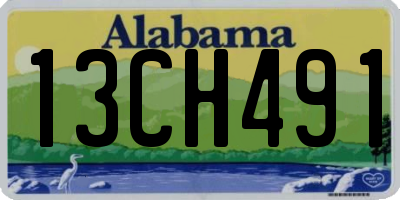 AL license plate 13CH491