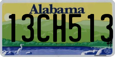 AL license plate 13CH513