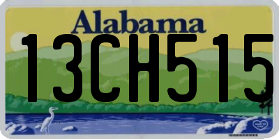 AL license plate 13CH515