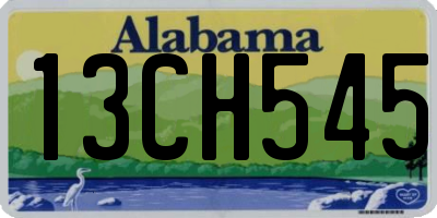 AL license plate 13CH545