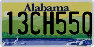 AL license plate 13CH550