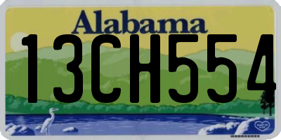 AL license plate 13CH554