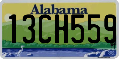 AL license plate 13CH559
