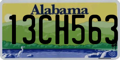 AL license plate 13CH563
