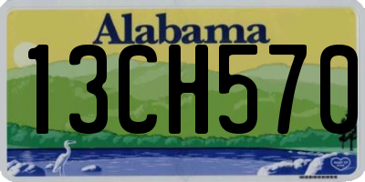 AL license plate 13CH570