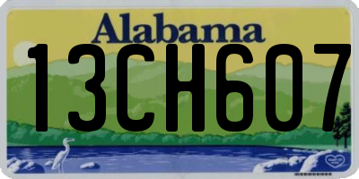 AL license plate 13CH607