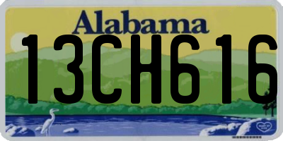 AL license plate 13CH616