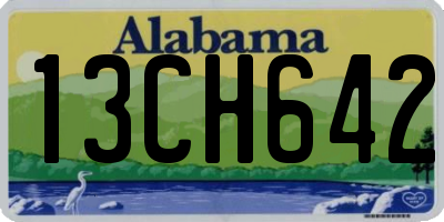 AL license plate 13CH642