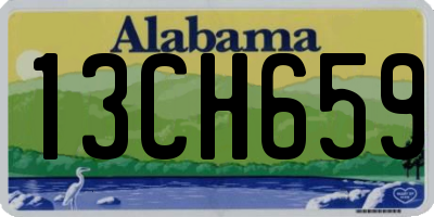 AL license plate 13CH659