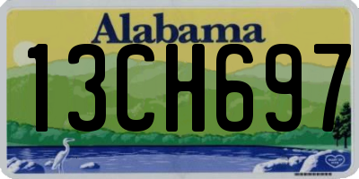AL license plate 13CH697