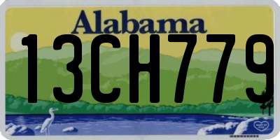 AL license plate 13CH779