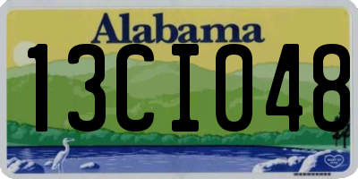 AL license plate 13CI048