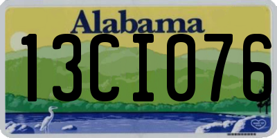 AL license plate 13CI076