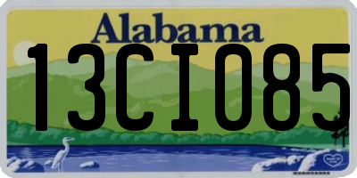 AL license plate 13CI085