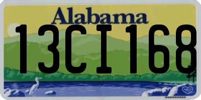 AL license plate 13CI168
