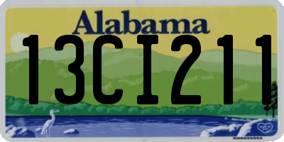 AL license plate 13CI211