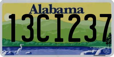 AL license plate 13CI237