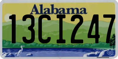 AL license plate 13CI247