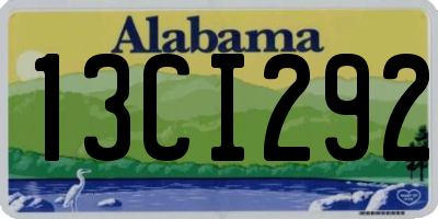 AL license plate 13CI292