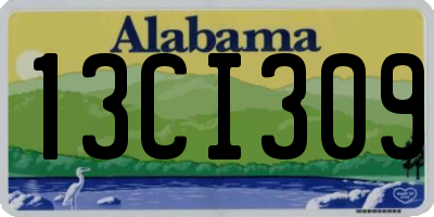 AL license plate 13CI309