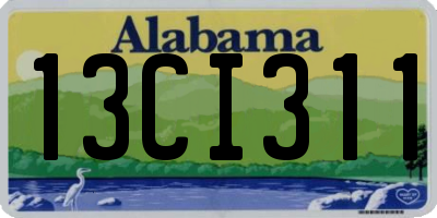 AL license plate 13CI311