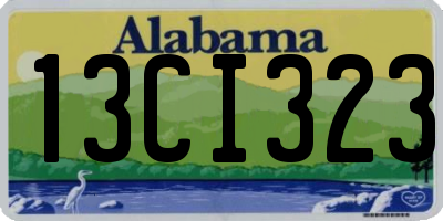 AL license plate 13CI323