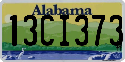 AL license plate 13CI373