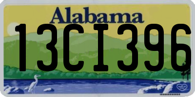 AL license plate 13CI396