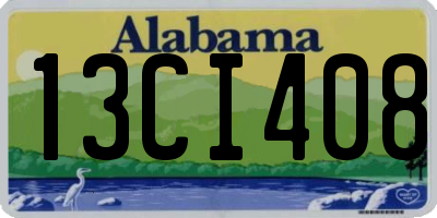 AL license plate 13CI408