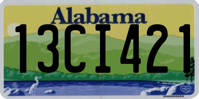 AL license plate 13CI421